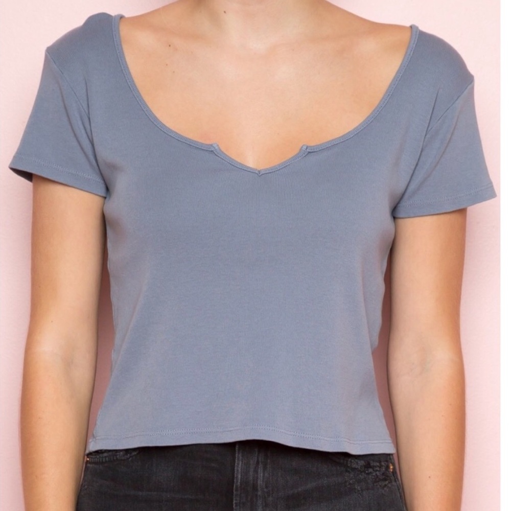 BM Baby Blue V-Neck